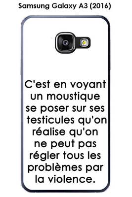 Coque Smartphone Onozo Coque Samsung Galaxy A3 16 A310f Design Citation Quot C 39 Est En Voyant Quot Texte Noir Fond Blanc Darty