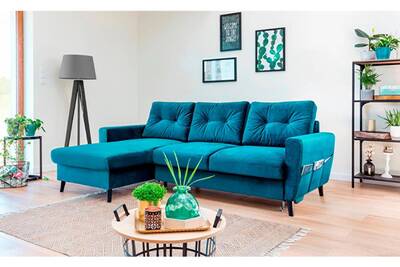 Canape Fixe Sofa Story Canape Stockholm Bleu Canard Gauche Darty