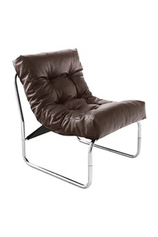 kokoon design - fauteuil lounge boudoir chocolat