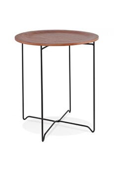 table basse kokoon design table basse design oola walnut 45,5x45,5x52,5 cm