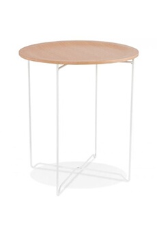 table basse kokoon design table basse design oola natural 45,5x45,5x52,5 cm