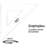 Graphoplex Equerre de coupe graduée en plastique transparent - 45°/45° - hypothénuse 26cm - - e-shop express Graphoplex Equerre de coupe graduée en plastique transparent - 45°/45° - hypothénuse 26cm - - e-shop express