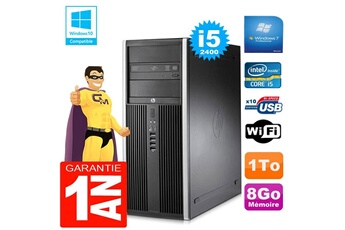 Pc De Bureau Hp Pc Tour Hp Compaq 8200 Core I5-2400 Ram 8Go Disque 1 To Graveur Dvd Wifi W7