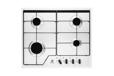 Plaque Gaz Electrolux Table De Cuisson Gaz 60cm 4 Feux 7800w Blanc