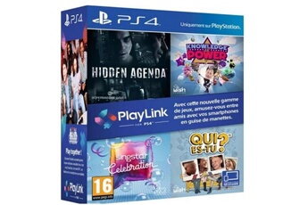 Autres jeux créatifs Sony Pack playlink ps4 : qui es tu ? + knowledge is power + singstar celebration + hidden agenda