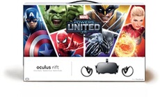 Casque de réalité virtuelle PC Meta Rift + Manettes Meta Touch Marvel Edition Limitée