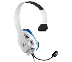 Casque Gaming Turtle Beach Recon Chat pour PS4 Blanc