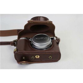Étui En Cuir SMALLRIG Pour Fujifilm X Half – Demi-Étui Rétro Avec Poche Carte Et Bandoulière – Vert