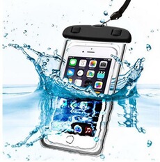 Coque et étui téléphone mobile Phonillico Sac Waterproof Noir pour APPLE IPHONE X 8 PLUS 8 7 PLUS 7 6 PLUS 6S PLUS 6 6S 5 5S SE 4 4S … - Coque Housse Etui Universel Boitier Pochette Lumineux