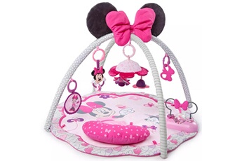 Tapis d'éveil Disney Portique d'activité minnie mouse garden rose k11097