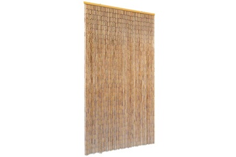 Moustiquaire GENERIQUE Habillages de fenêtre ligne paris rideau de porte contre insectes bambou 100 x 200 cm