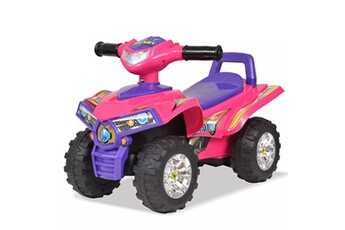 Véhicule à pédale GENERIQUE Jeux de conduite reference asmara vtt pour enfants avec son et lumière rose et violet