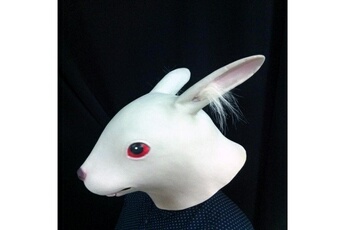 Accessoire de déguisement Wewoo Masque pour les hommes et femmes lapin d'émulsion mascarade d'halloween avec oreilles villus