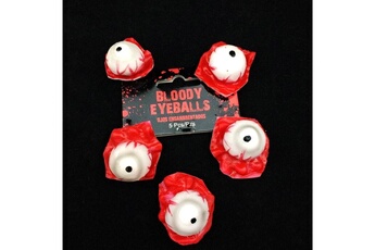 Accessoire de déguisement Wewoo 5 pcs halloween horreur props avril fool day party prop parties du corps décoration bloody eye balls