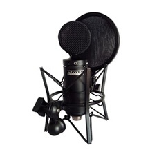 Vibe C1 Bundle - Micro de studio à condensateur + Suspension avec filtre anti-pop