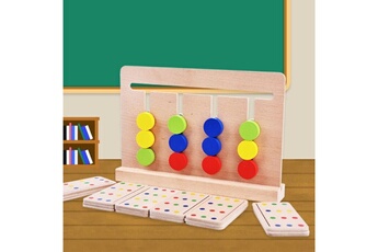 Autres jeux de construction Wewoo Jeu d'éveil pour la petite enfance éducation préscolaire formation jouets bébé jouet montessori quatre couleurs couleur correspondant