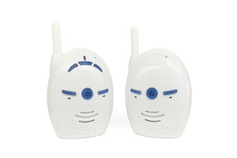 Babyphone Wewoo Babyphone vidéo babycam blanc 2,4 ghz sans fil numérique audio moniteur de bébé, talk bidirectionnel