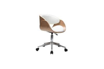 Fauteuil Bureau Miliboo Chaise De Bureau A Roulettes Blanc Et Bois Clair Bent Darty Fauteuil Bureau Miliboo Chaise De Bureau A Roulettes Blanc Et Bois Clair Bent Darty