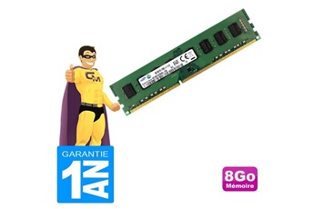 Samsung 8Go Ram M378B1G73Db0-Ck0 Pc3-12800U 1600Mhz 2Rx8 Cl11Pc Bureau