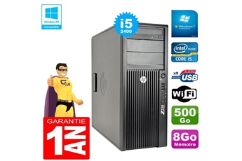 PC De Bureau HP PC Tour HP Workstation Z210 i5-2400 Ram 8Go Disque 500Go Graveur Dvd WiFi W7