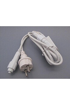 lampe de lecture mk 001?012 quickfix led main connecteur ue câble 1,5 m blanc câble dalimentation câble de raccordement 001-012