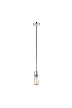 lampe de lecture globo lighting globo suspension nickel mat l110 x l10 x h10 cm - gris a15