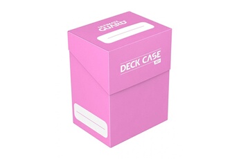 Carte à collectionner Ultimate Guard Ultimate guard - boite pour cartes deck case 80+ taille standard rose