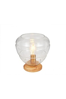 lampe à poser meubletmoi lampe à poser en verre décoration - valo art deco