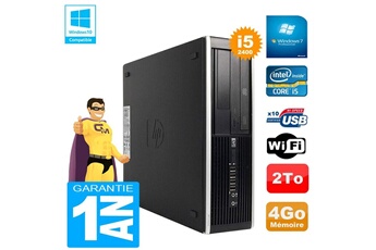 Pc De Bureau Hp Pc Hp Compaq Pro 6300 Sff I5-2400 Ram 4Go Disque 2To Graveur Dvd Wifi W7