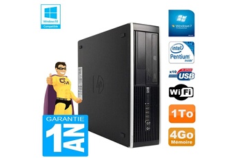 Pc De Bureau Hp Pc Hp Compaq Pro 6300 Sff G630 Ram 4Go Disque 1To Graveur Dvd Wifi W7
