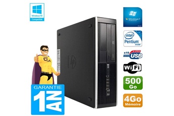 Pc De Bureau Hp Pc Hp Compaq Pro 6300 Sff G630 Ram 4Go Disque 500Go Graveur Dvd Wifi W7