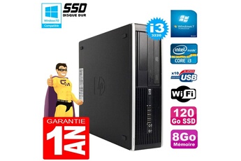 PC De Bureau HP PC HP Compaq Pro 6300 Sff I3-3220 Ram 8Go Disque 120Go SSD Graveur Dvd WiFi W7