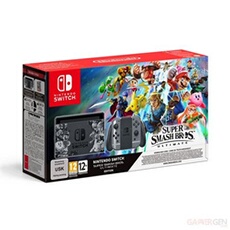 Console Switch Edition Super Smash Bros Ultimate avec paire de joycons + code de téléchargement super Smash Bros Ultimate