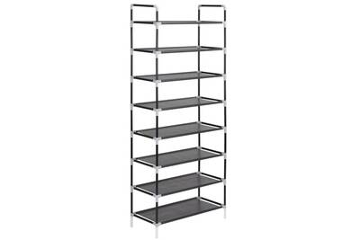 Meuble A Chaussures Vidaxl Range Chaussures Avec 8 Etageres Metal Et Tissu Non Tisse Noir Darty Meuble A Chaussures Vidaxl Range Chaussures Avec 8 Etageres Metal Et Tissu Non Tisse Noir Darty