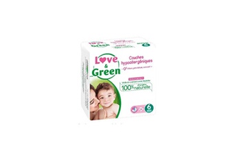 Couche bébé Love & Green Love & green couches hypoallergéniques t6x34