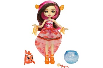 Poupée Mattel Enchantimals - mini-poupée cheveux magiques & poisson clown