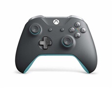 Manette Xbox One Gris et Bleu Sans fil