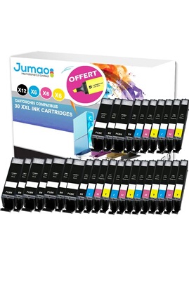 Toner Jumao 30 cartouches compatibles pour Canon Pixma TS5050 5055 6050  6051 6052