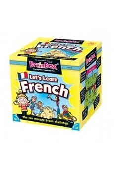 Loto mémo et domino Green Board Game Brainbox lets learn french