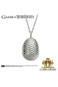 Figurine de collection Noble Collection Game of thrones sterling silver dragon egg pendant