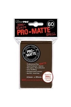 Jeux de cartes Xbite Ltd Ultra pro matte small light brown dpd 10 packs of 60
