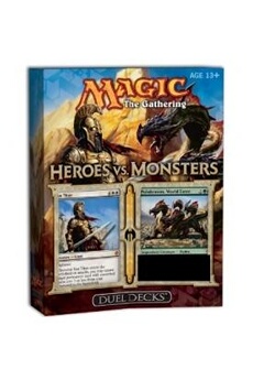 Jeux de cartes Wizards Of The Coast Magic the gathering heroes vs monsters duel deck