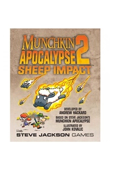 Jeu de stratégie Steve Jackson Games Munchkin apocalypse 2 sheep impact