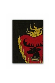 Carte à collectionner Fantasy Flight Games Fantasy flight supply a game of thrones house stannis baratheon art 50 sleeves - 10 packs