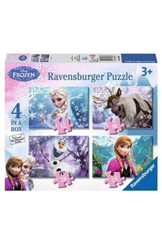 Puzzle Ravensburger Disney frozen 4 in a box jigsaw puzzle