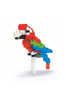 Autres jeux de construction Nanoblocks Nanoblocks mini collection red and green parrot kit