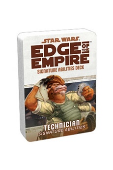 Carte à collectionner Fantasy Flight Games Star wars edge of the empire technician signature abilities deck