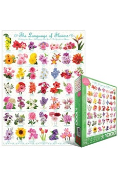 Puzzle Xbite Ltd Eurographics puzzle 1000 pc - the language of flowers
