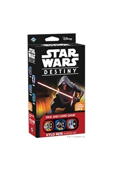 Carte à collectionner Fantasy Flight Games Star wars destiny dice & card kylo ren starter set