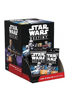 Carte à collectionner Fantasy Flight Games Star wars destiny: boîte de boosters de l'esprit de rébellion (36 paquets)